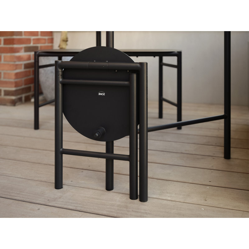 Tabouret de bar DISC, Noir