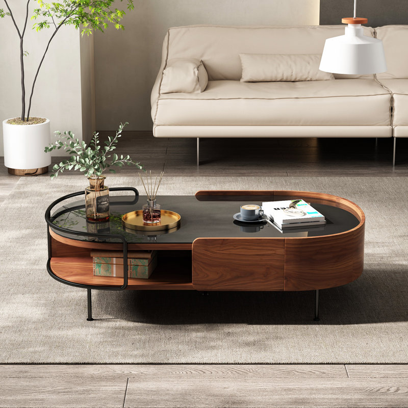 Petite table d'appoint, H 14,80 po x L 27,60 po x l 51,20 po