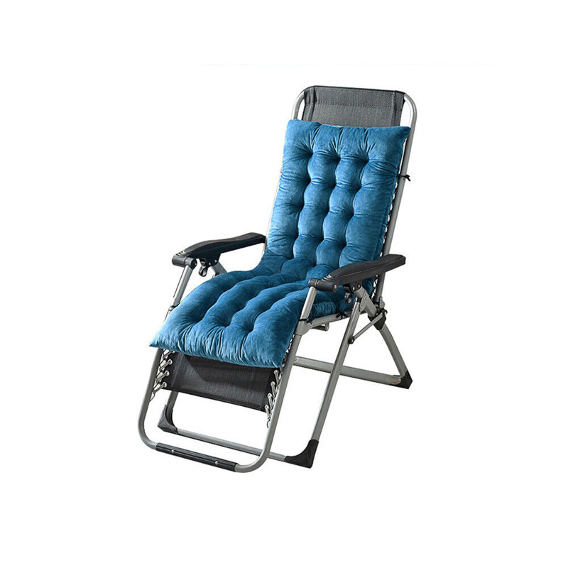 Outdoor 4'' Rocking Chair Chair Pad, Sapphire, 51"W x 20"D