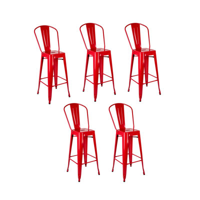Tabouret de bar en métal Hi Chivari