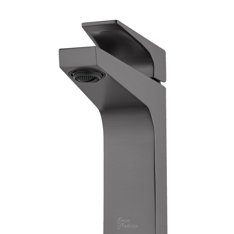 Voltaire Single Hole, Single-Handle, Bathroom Faucet, Gunmetal Gray