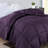 Superior Basketweave Striped Microfiber All-Season Reversible Down Alternative Comforter -313981430-313981427