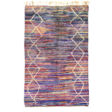 One-of-a-Kind 6'5" X 8'5" 1970s Wool Area Rug in