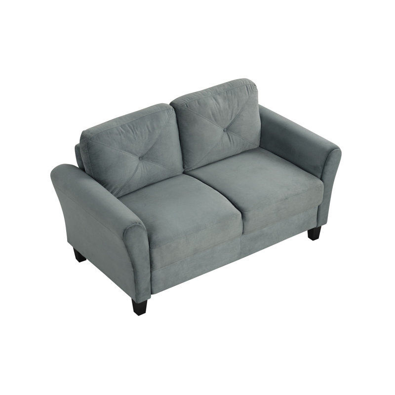 Couch Comfortable Sectional Couches and Sofas for Living Room Bedroom Office Small Space, Gray
