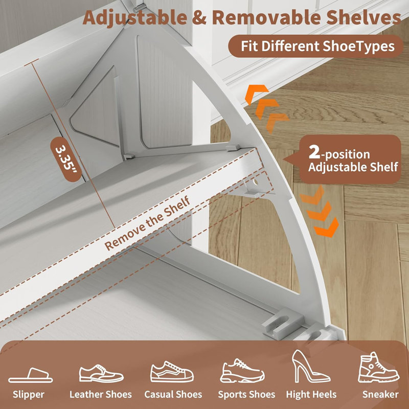 Armoire de rangement pour chaussures Modern Modern