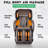 Faux Leather Heated Massage Chair-57293463