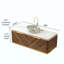 Meuble-lavabo de salle de bain, meuble de rangement flottant en contreplaqué, tiroirs avec poignée et capteur de lumière, vasque en céramique à motif de pierre et plateau en pierre frittée, pré-assemblé-1489952715