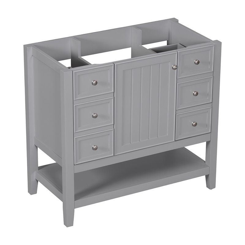 Base de meuble-lavabo simple 35,51 Mulina seulement, Gris