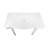The Renovators Supply Inc. 20'' White Ceramic Oval Bathroom Sink with Overflow
