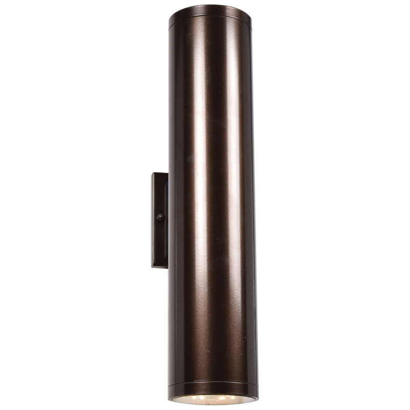 Haarstick Aluminum Wall Light, Bronze, 18" H x 4" W x 4" D
