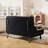 Convertible Tri - Fold Sofa Bed With Adjustable Backrest And Pillow, Ideal For Guests And Relaxation In Any Home Decor-352239664