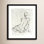 Embellished Gestural Contour I Print