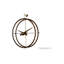 2 Puntos Metal Analog Wall Clock-2135122133