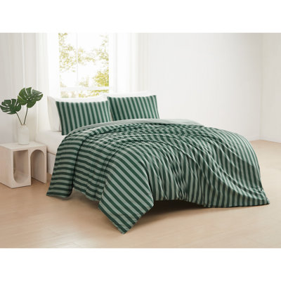 Ensembles de housse de couette en microfibre à rayures vraiment authentiques Weston