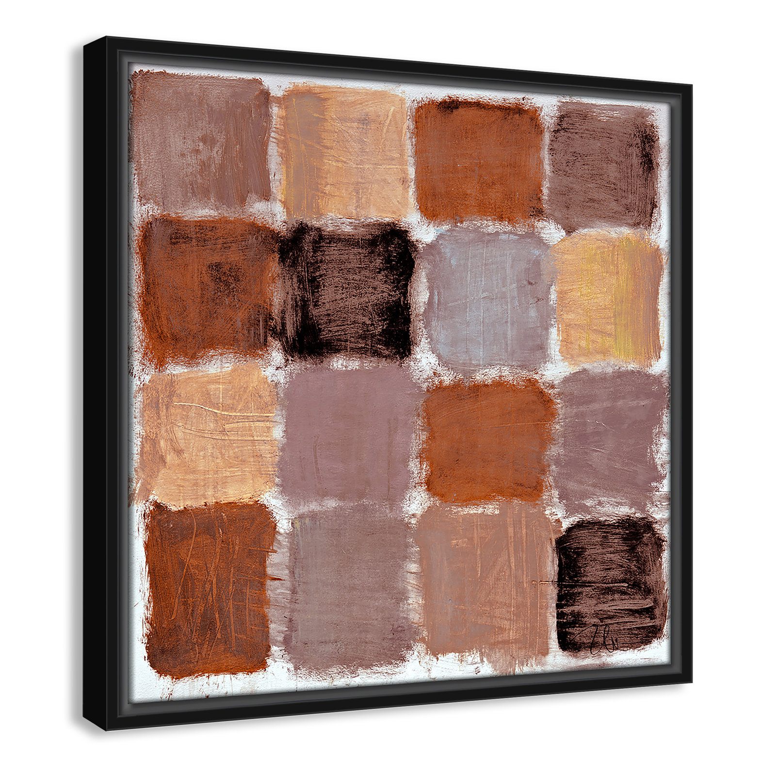 Coppola "Powder Room Spice Reflections" Print, 17.5" H x 17.5" W, Black