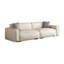 Coussin de canapé modulaire en similicuir blanc-1620023028