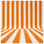 Tapisserie murale rayures verticales orange et blanc - Décoration murale rayures