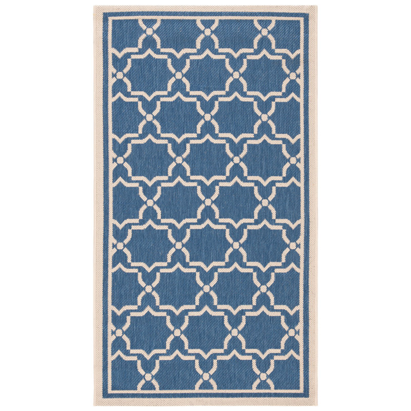 Dirks Performance Geometric Indoor/Outdoor Area Rug, Rectangle 2'7" x 5'