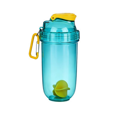 Water Bottle Handheld Fitness Sports Water Cup 650ML Protein Powder Shaking Cup With Mixing Scales Mixing Cup Convenient Water Bottle