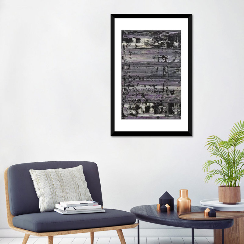 « chicago », impression sur toile, Papier beaux-arts encadré noir, H 32 po x l 24 po x P 1 po