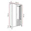 2 Door Manufactured Wood Wardrobe