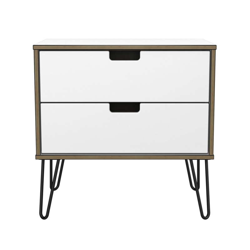 Buldir 58cm W Manufactured Wood Bedside Table