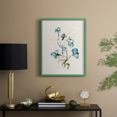 Sweet Pea II Framed Print - Solid Wood