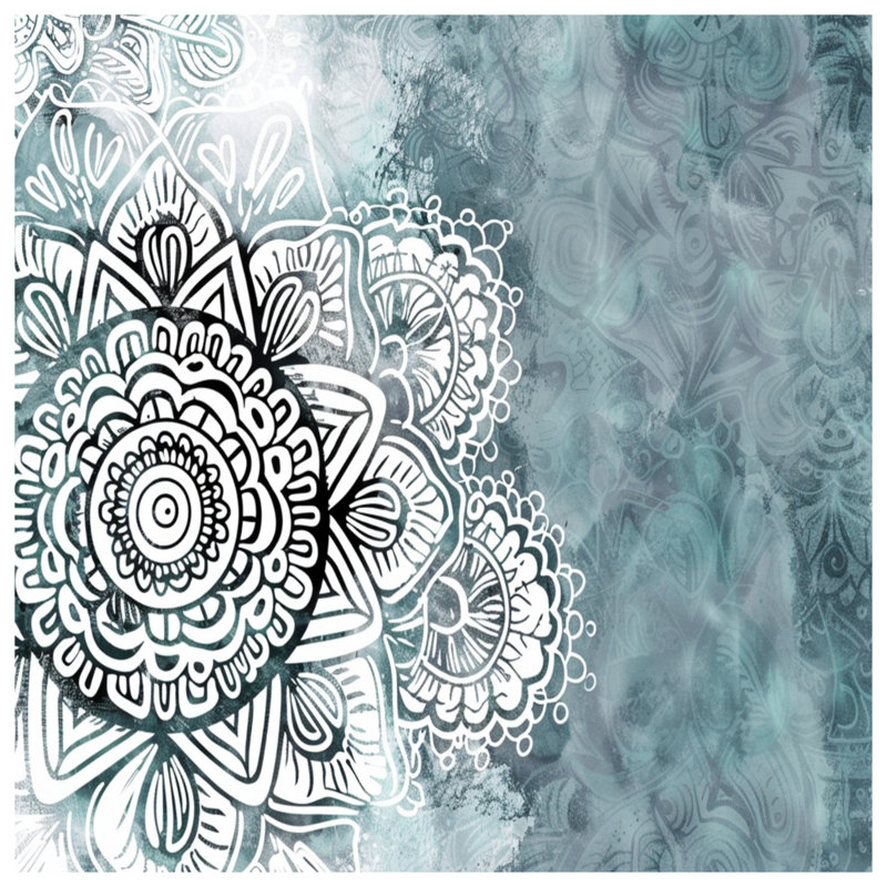 Rideaux de douche complexes extra-longs Mandala, L 70 po x H 84 po