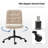 Samar Upholstered Armless Swivel Task Chair with Tufted Back-450186580