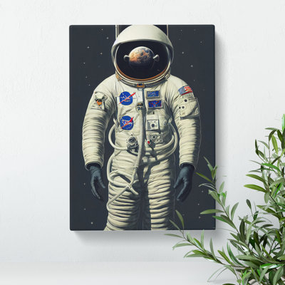 Wonderful Astronaut - Wrapped Canvas