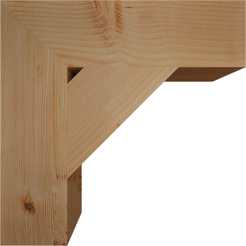 Support de bloc traditionnel, Douglas (lisse), H 22 po x l 5,5 po x P 22 po