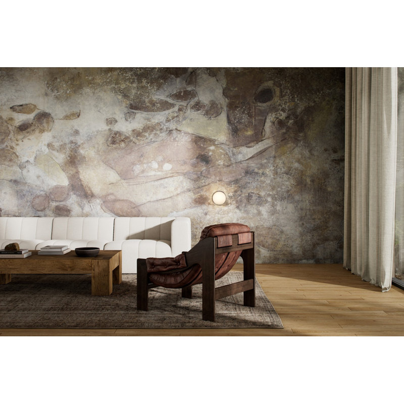 Penumbra Abstract Terralon Wallpaper Roll by Matera, 132" L x 208" W