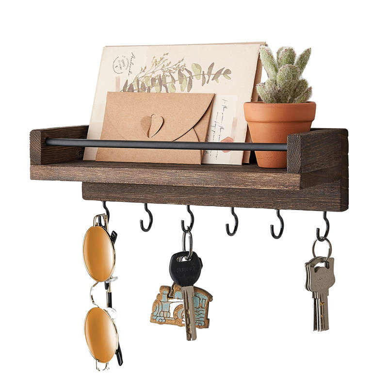 Wall Organizer with Key Hooks