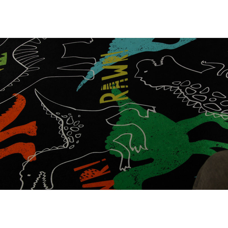 Tapis de couloir souple 2,6 x 4,9 pi | 100% polyester, hauteur de poils de 0,04 po | Antibactérien, antidérapant sous la surface | Tissé avec impression numérique 3D | Lavable à la machine | Durable et élégant pour les vestibules et les salons