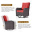 4 chaises de patio pivotantes en rotin avec coussins Ilijah-985207086