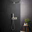 Système de douche thermostatique Cube 2 fonctions avec valve brute-94364470