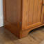 Armoire de rangement haute 72,4 "avec 8 portes et 4 tablettes, bibliothèque, salon, cuisine, salle à manger, armoire de rangement autoportante, chêne