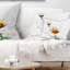 Aquarelle de camomille dessinés à la main - coussin décoratif imprimé floral-89812901-29893740