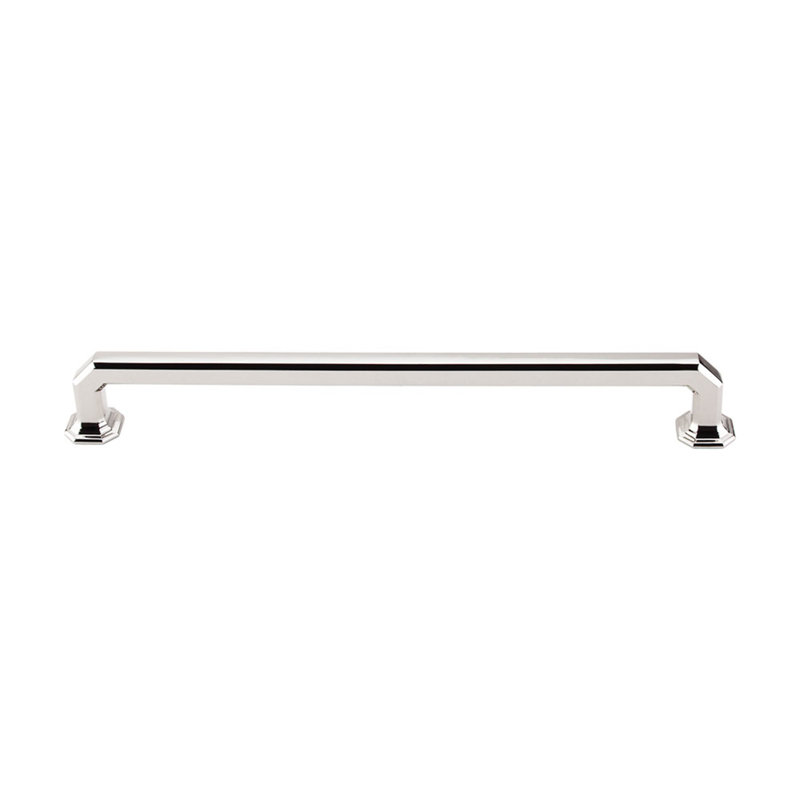 Emerald Bar pull, Polished Nickel, 9" Center to Center