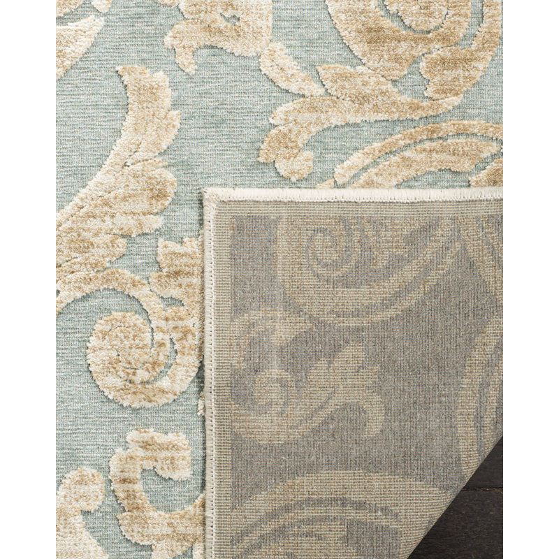 Velay Oriental Viscose Hand Woven Area Rug, Rectangle 66 x 244 cm