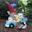 Statue de jardin solaire 3 pièces Friki Tiki