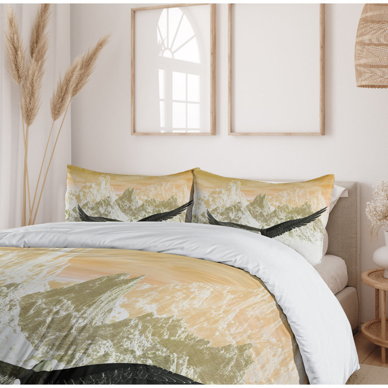 Rustic Duvet Cover, Twin Duvet Cover + 1 Pillow Sham
