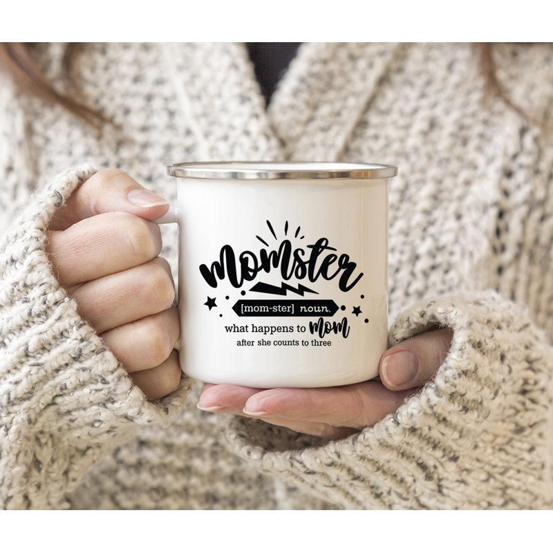 Tasse de camping «Funny Mom», Momster