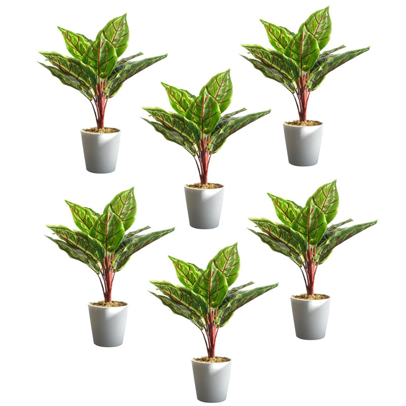 Ananias 38cm Faux Foliage Plant in Pot