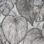 Julie Feels Home Collection Glitter/Shimmer Large Monstera Leaf Wallpaper Roll-873017076