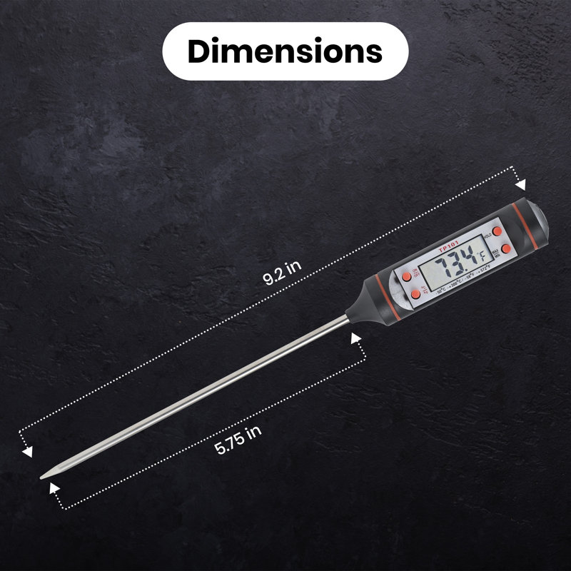 Cheer Collection Instant Read Digital Meat Thermometer