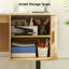 Bureau d'ordinateur de 55 po avec 2 armoires de rangement, bureau de direction Mid-Century avec station de charge, grand bureau moderne avec pieds en métal réglables-1102467444-1099382189