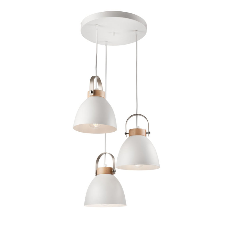 Memphis 3 - Light Cluster Pendant, White