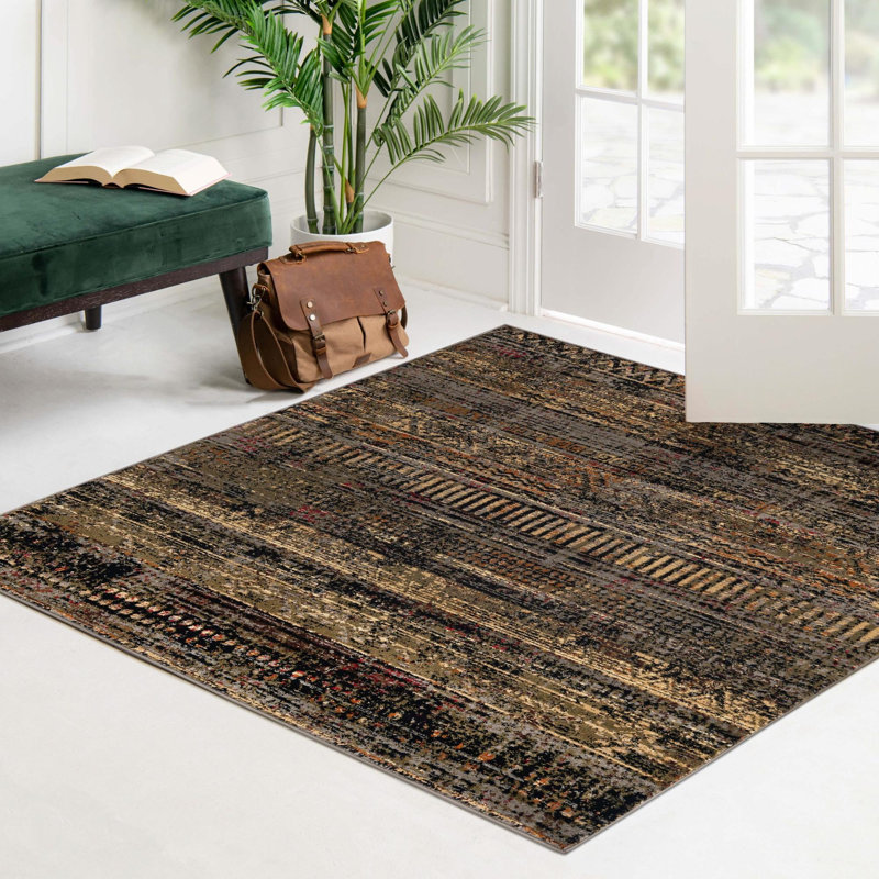Blakely In Polypropylene Woven by the Quigley Machine, Square 7'10"