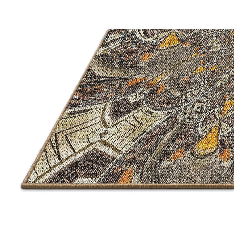 Tapis brun, Rectangle 5 pi x 7 pi